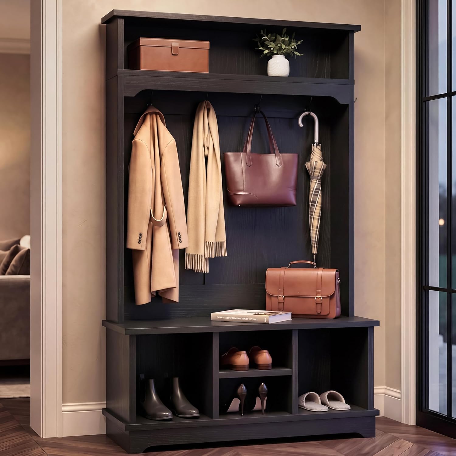 Rak Mantel Kayu untuk Lorong M - Shoe Tree ulasan dan harga
