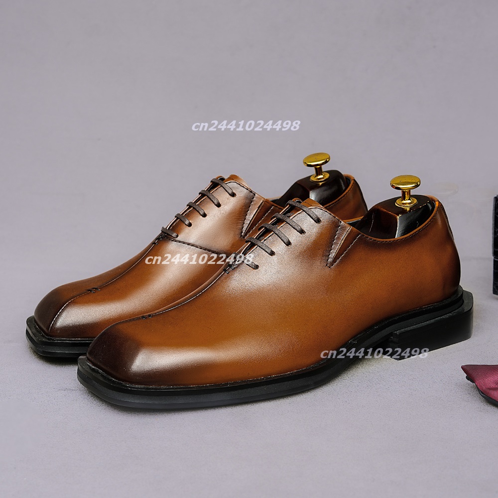 Sepatu Oxford Kulit Cokelat de - Leather Shoe Polish ulasan dan harga